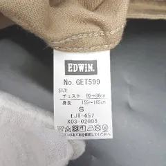 ◇ ⊇ EDWIN エドウィン 長袖 コットンジャケット サイズS モカ メンズ E  【1504240020419】のサムネイル