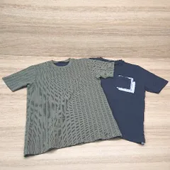 ◇ 《 nanouniverse ナノユニバース まとめ売り２点セット サイズL クルーネック 胸ポケット Tシャツ メンズ 》 E  【1306140021530】
