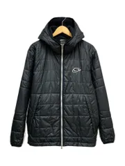 NIKE (ナイキ) ダウンジャケット パーカー XXL 黒 白 ブラック ホワイト メンズ/091