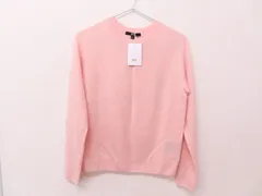 未使用タグ付き UNIQLO ユニクロ レディース 3Dカシミヤクルーネックセーター 251-461079 ピンク系 Sサイズ
