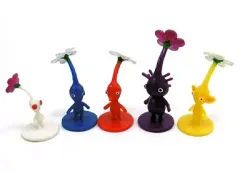 【中古】食玩 トレーディングフィギュア ピクミン5体・花 「ピクミン2 コレクションフィギュア2」 