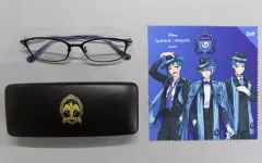 【中古】アクセサリー(非金属) [レンズ度無し] オクタヴィネル寮モデル アイウェアコレクション 「Zoff×ディズニー ツイステッドワンダーランド」