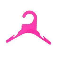 Alpha Depot ペットハンガー ペット用ハンガー 犬用ハンガー ペット服 プラスチック かわいい おしゃれ 省スペース (ピンク, 20個) [ピンク] [20個]