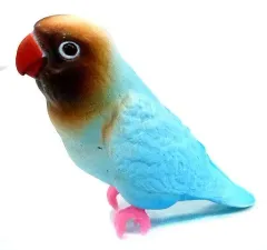 【中古】トレーディングフィギュア ボタンインコ(青色) 「手のりインココレクション 羽休めバージョン」