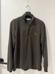 USポロアッスン ハーフジップアップ XL