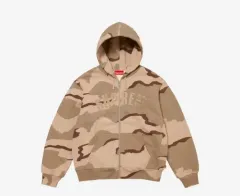Supreme(シュプリーム) デザートカモ カモフラ フード付き ジップアップパーカー