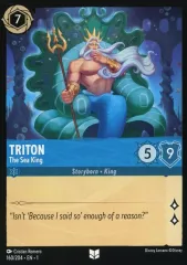 【中古】Disney Lorcana 160/204[U]：Triton The Sea King