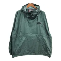 90年代 FIRST DOWN ファーストダウン アノラックパーカージャケット アウトドア グリーン (メンズ XL) 中古 古着 S9070