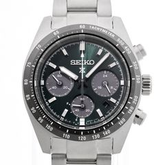 セイコー / SEIKO　プロスペックス スピードタイマー　SBDL107/V192-0AF0　グリーン　クオーツ　ソーラー 【中古】 商品番号 A-158012