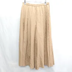 ◇ Θ GLOBAL WORK グローバルワーク ロング フレア スカート サイズM ブラウン系 レディース E  【1502180008498】