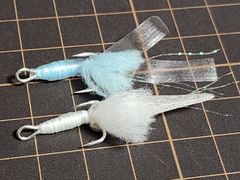 宗爺ぃのシマアジウイリー＆スキン針●ダブルフック仕様●６号（ハリス５～６号向）