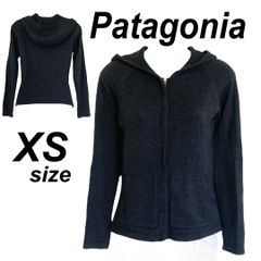 Patagonia パタゴニア レディース ニット ジップパーカー XS フード フルジップ RN51384 グレー系 (K11)★