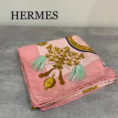 ❤お得なお品❤クリーニング済 エルメス カレ90 ライトピンク スカーフ 防寒 ❤お得なお品❤クリーニング済み エルメス カレ90 濃ピンク