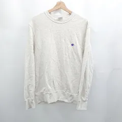 ◇ Θ Champion チャンピオン 無地 長袖 長袖Tシャツ サイズL ホワイト系 メンズ E  【1506300019531】