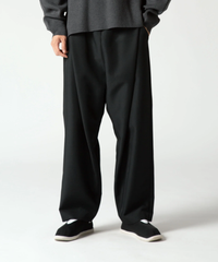 【超希少】yoshio kubo 21SS one tuck linen easy wide pants サイズ2 リネン 麻 ワイドパンツ