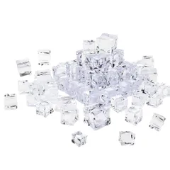 JUSTVEL 氷 アイスキューブ フェイク サンプル アクリルキューブ 30個セット 【瞬間映え氷】 クリスタル 角氷 撮影 ディスプレイ 18mm 25mm 30mm 飾り用