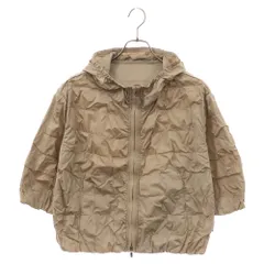 MONCLER (モンクレール) SALOME サロメ キルティング フーデッドポリ ジップアップ 7カット ポリジャケット ベージュ 310934601900のサムネイル