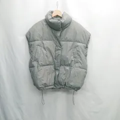 ◇ ⊆ INOLVE カジュアル　ベーシック 無 ダウンベスト サイズF グレー系 レディース E  【1505130008623】