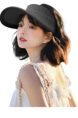 ハット サンバイザー レディース 日焼け防止 帽子 レディース UVカット