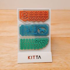 【キングジム】KITTA CLEAR レース シール マスキングテープ