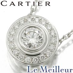 カルティエ カルティエ ダムール ネックレス EXCELLENT Eカラー ダイヤモンド K18 Cartier GIA鑑定書付き 中古 プレラブド 返品OK