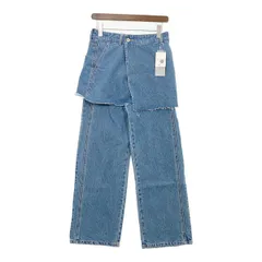 RAY BEAMS デニム スカート セット パンツ 61-21-0073-370 新品同様 ジーンズ レディース サイズ0 インディゴ レイビームス IL14666■