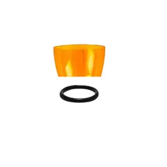 Naokin ゴールゼロ シェード GOAL ZERO カバー キャップ 三脚 アンバー 保護カバー ランタンシェード 付属品 アウトドア キャンプ ランタン フラットリフレクター ゴールゼロ アクセサリー (ミニ アンバー) 1