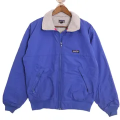 80s patagonia デカタグ シェルドシンチラジャケット M ブルー 80s VTG/USED PATAGONIA SHELLED SYNCHILLA JACKET パタゴニア