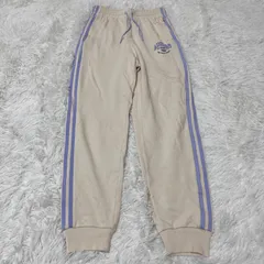 古着 adidas アディダス トラックパンツ クリーム ホワイト スリーストライプス 259-153
