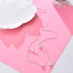 ☆ シルバー ☆ 花 ☆ マスクストラップ pmyhm01 マスクストラップ おしゃれ マスクチェーン マスクチャーム メガネチャーム レディース マスクアクセサリー メガネスチェーン メガネストラップ チェーン マスク メガネ ぶら下げ シンプル ジュエリー