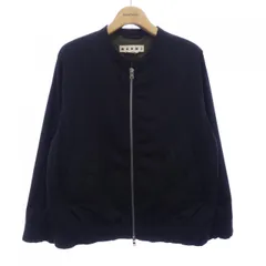 【美品】MARNI ネイビー ウール　ブルゾン(※最終値下げ) 中古・古着通販】MARNI (マルニ) ウールブルゾン M05AM0023