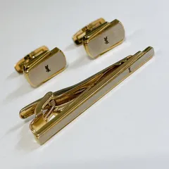 ⭐︎美品⭐︎ イヴサンローラン ネクタイピン カフス セット ゴールド シルバー