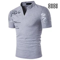 ポロシャツ メンズ 半袖 ゴルフウェア Tシャツ 立ち襟 プリン【セール期間】ト 無地 カジュアル ストレッチ 薄手 夏服 着痩せ 大きいサイズ おしゃれ 春夏