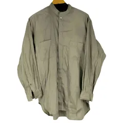 コムサデモードメン COMME CA DU MODE MEN サテン ノーカラーシャツ メンズ 表記無 