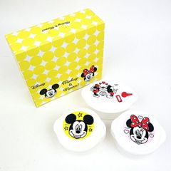 디즈니 미키 & 미니 PT 전자 레인지 용기 3PC 주방 일본제 Disney