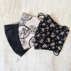 マスク　ハンドメイド　男性　女性　大人用　和柄　3枚セット