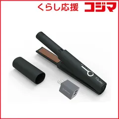 【 新品 未開封 】   ファンマックスジャパン Paume(ポーム) 2WAYコードレスヘアアイロン mirei 18mm/160℃～200℃ [充電式(コードレス)] ブラック PMHI01-CB 未使用 送料無料