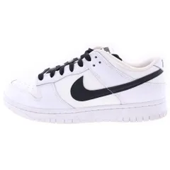 NIKE (ナイキ) DUNK LOW RETRO DJ6188-101 ダンク ローカットスニーカー リバース パンダ ホワイト/ブラック US9.5/27.5cm