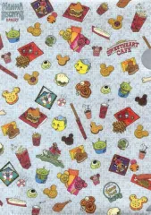 【中古】クリアファイル パークフード柄(ホログラム) A4クリアホルダー 「ディズニー」 東京ディズニーリゾート限定