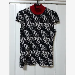 【美品★PAULE KA】 ポールカ　レディース半袖ニット　sizeS