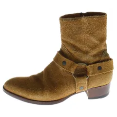 s*i様 SAINT LAURENT PARIS\"ワイアットハーネススエードリン サンローランパリ ワイアットハーネスリングスエードブーツ