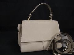 ストラップ未使用】ヴァレクストラ Bキューブ レザートートバッグ 2way