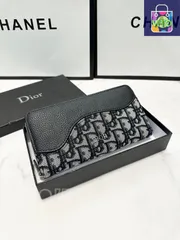 【今日特価】Dior ディオール シングルジッパー小型ポーチ 表裏とも頭層牛皮で製作