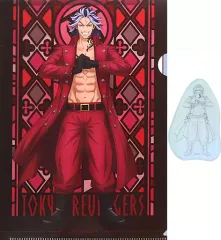 【中古】クリアファイル 柴大寿 A4クリアファイル＆オーロラステッカーセット 「タイトーくじ 東京リベンジャーズ 戦場の雪花」 G賞