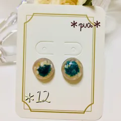 ハンドメイドピアス＊12