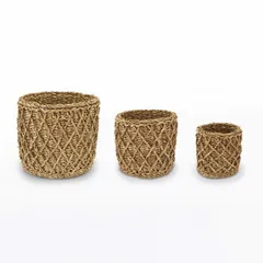 バスケット3SET ラティス 13623812146