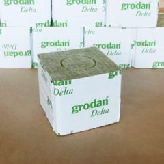 Grodan RockWool pot（ロックウール ポット）CV75/65 　32個　　[ 水耕栽培　室内栽培 通気性 保水性  培地 ]