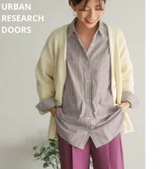 URBAN RESEARCH DOORS アーバンリサーチ 22AW コットンレギュラーカラーオーバーシャツ 上質なコットン生地 オールシーズン着用可 M