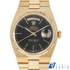 ロレックス オイスタークォーツ デイデイト 19018 ブラック バー 97番 中古 メンズ