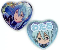 【中古】バッジ・ピンズ 日々樹渉(追憶*集いし三人の魔法使い) ハート型缶バッジセット(2個セット) 「一番くじ あんさんぶるスターズ!～追憶セレクション メモリアル～」 H賞